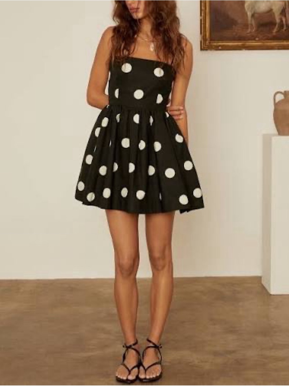 CIAO LUCIA Nadine mini polka dot dress